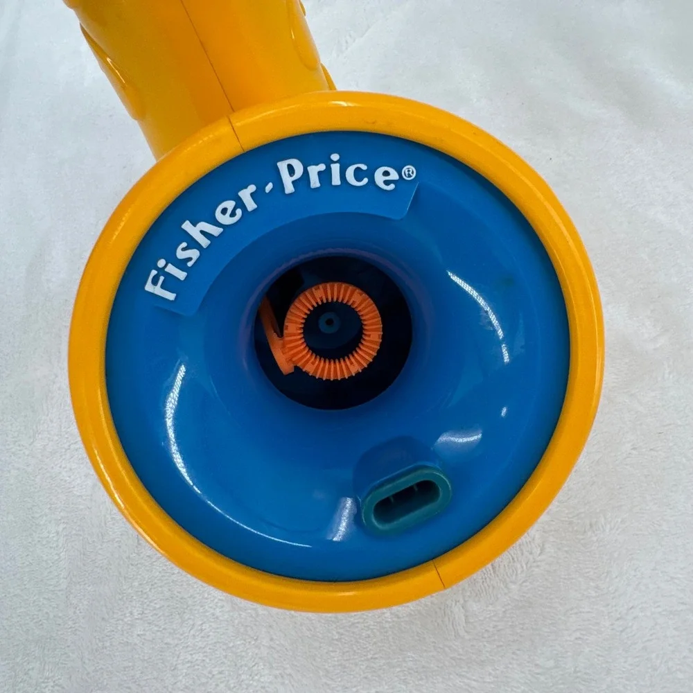 Fisher-Price Bubble Blowing Saxophone Vintage Musical Instrument Bubble Toy 1990